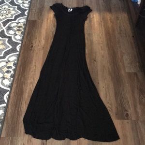 Black BCBG long comfy dress size medium